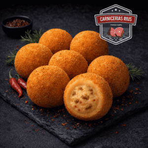 Bolas de carne empanizadas en Carnicerías Rius