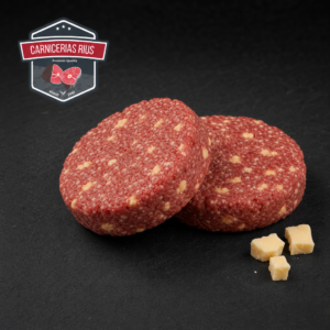 Hamburguesas de carne con queso, Carnicerías Rius.