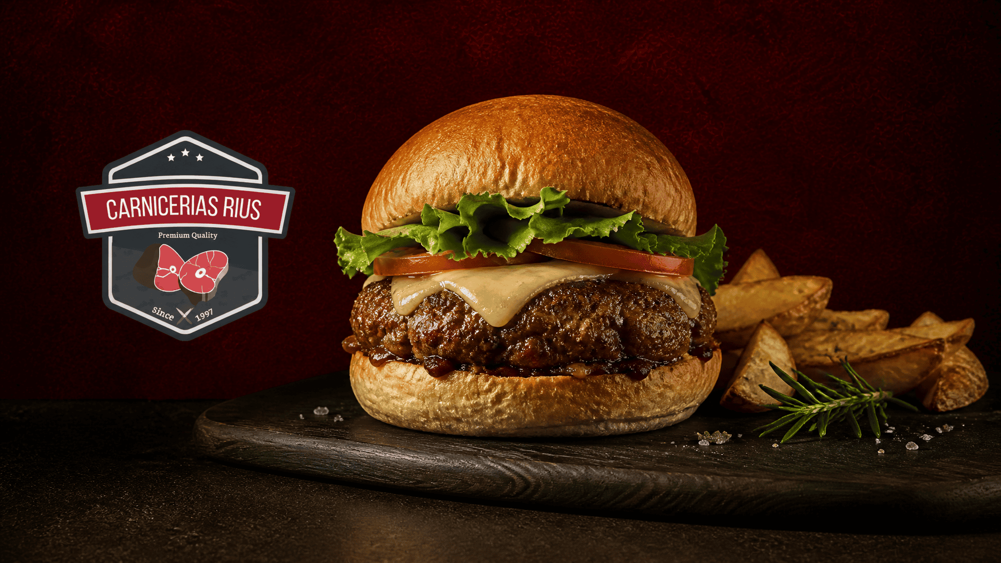 hamburguesa artesana de carne 100%, Carnicería Rius Barcelona