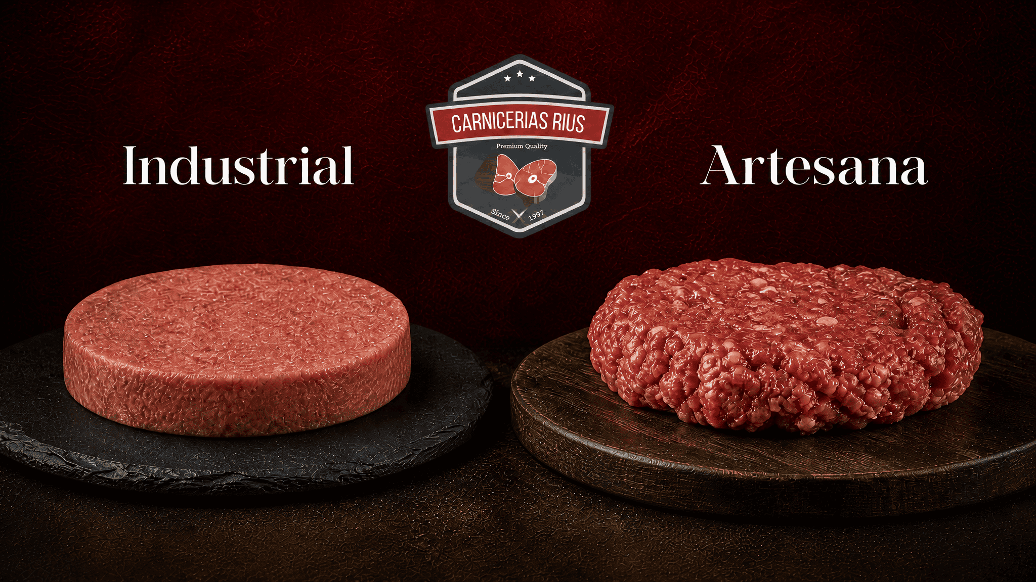 diferencia entre hamburguesa artesana y hamburguesa industrial