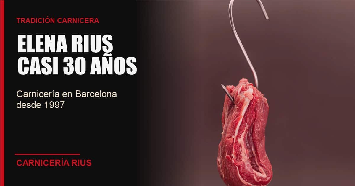 Elena Rius, casi 30 años de tradición carnicera en Barcelona: Carnicería Rius